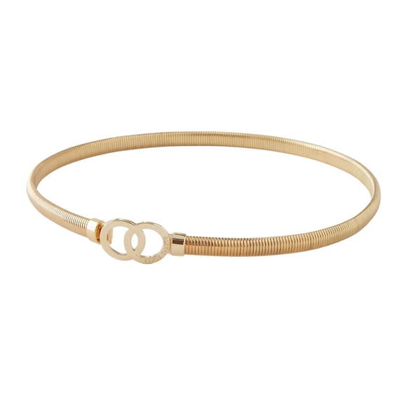 4/$16 ❇️ Vince Camuto Double Ring Cobra Belt - Picture 1 of 3